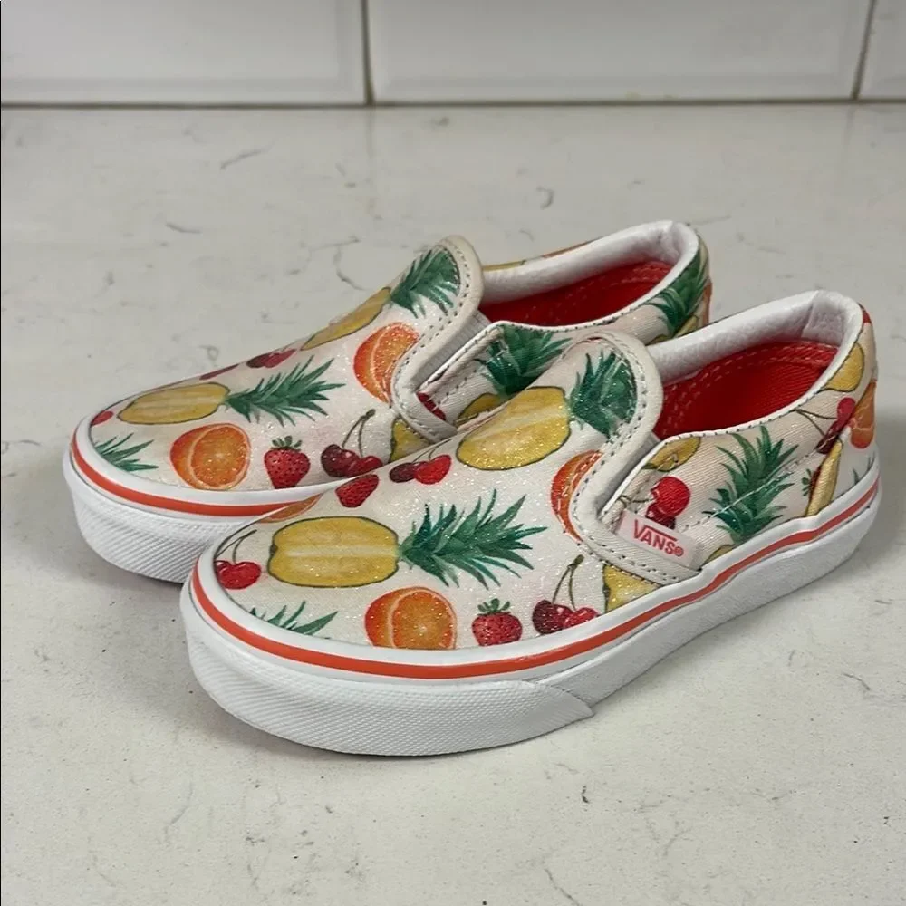Vans Vans Slip On Fruit Sneakers Size 11 Topical Fruit